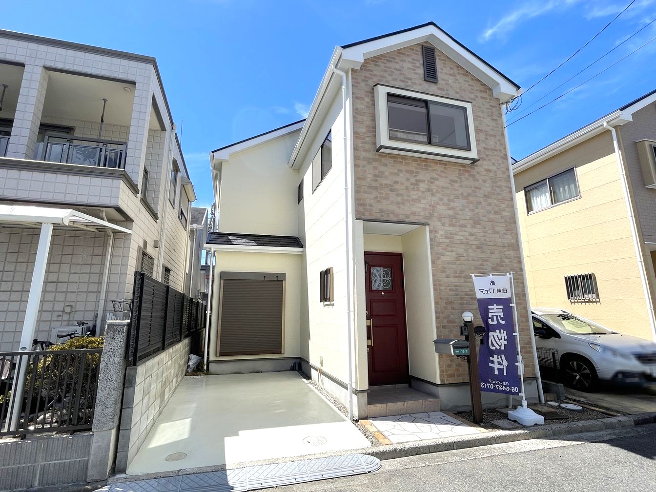 DEMO-01 2003年3月建築
全居室6.0帖以上の4LDK

駐車スペースあり（車種による制限有）
3沿線利用可能
 （JR東海道本線・阪急神戸線・阪神本線）

リフォーム済み（2025年8月）
 ・キッチン新調
 ・ユニットバス新調
 ・トイレ新調
 ・洗面化粧台新調
 ・給湯器交換
 ・クロス貼替
 ・外壁塗装 など